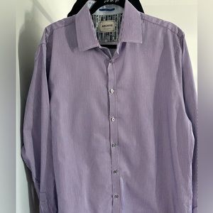 Men’s Ted Baker Striped Dress Shirt - Size 17